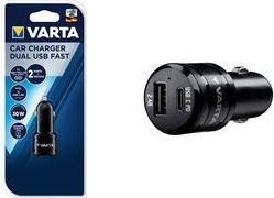 Image du produit Varta Chargeur de voiture double USB