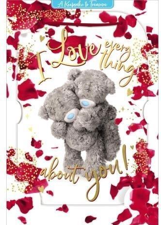 Produktbild Carte Blanche Greetings 3D-Hologrammkarte. Ich liebe alles an … (1 Stk.)