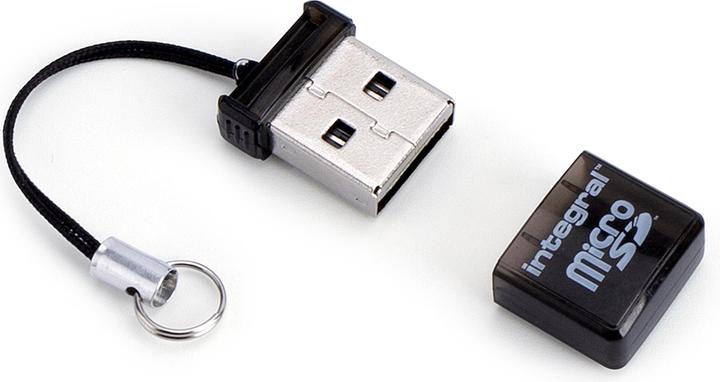 Actual product image Integral Memory microSD Card Reader (USB 2.0)