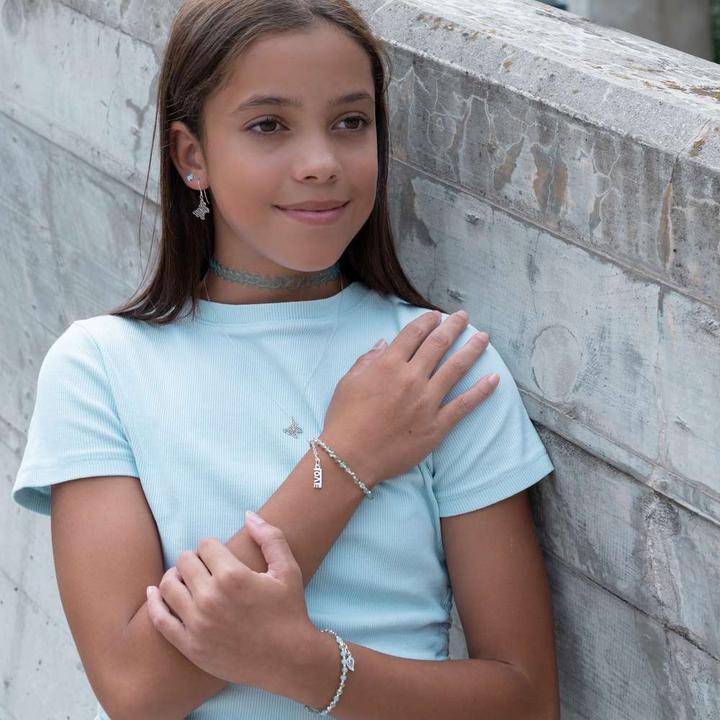 Immagine prodotto Bijouteria Orecchini bambini (Argento 925, Vetro (di orologio))