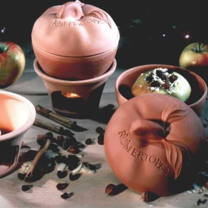 Immagine prodotto Römertopf Casseruola in terracotta per mele (14 cm, Pirofila + casseruola)