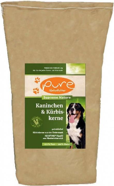 Pure Naturfutter PURE Kaninchen & Kürbiskerne - single Protein & getreidefrei (Senior, Adult, Junior, 1 Stk., 12000 g)