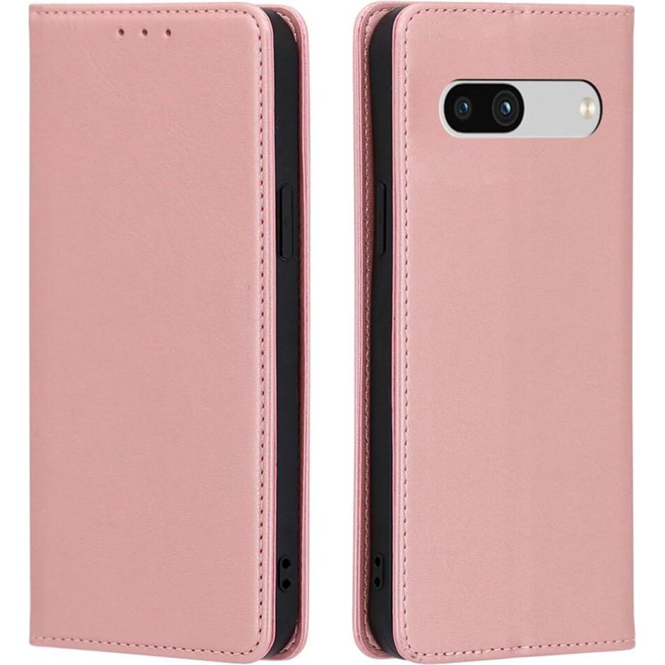 Cover-Discount Google Pixel 7a - Stand Flip Case Hülle rosa (Google Pixel 7a), Smartphone Hülle, Rosa