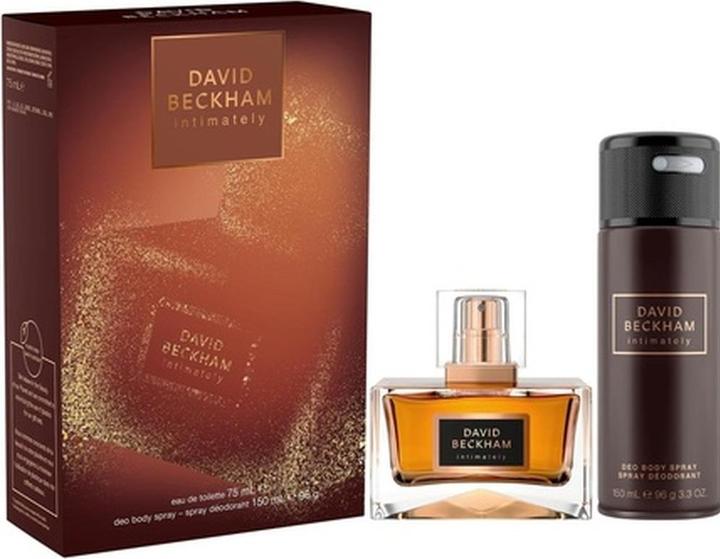 Immagine prodotto David Beckham Intimamente è un set da regalo per lui che comprende l'Eau De Toilette 75ml (Set di profumi)