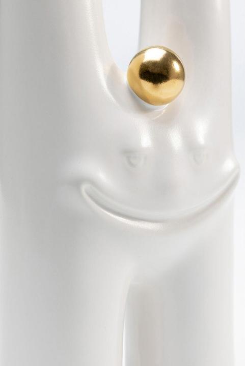 Produktbild Kare Design Vase Funny Teeth Weiss 16cm