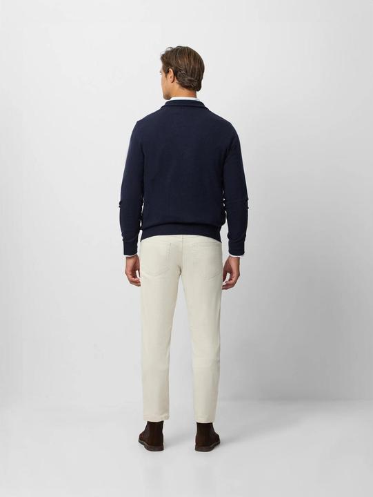 Image du produit Silbon Pull col montant 1/4 zip en laine mélangée (L)