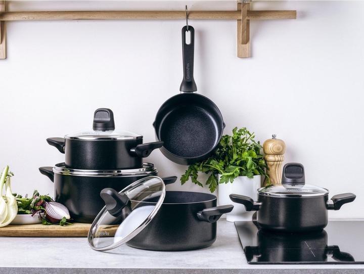 Immagine prodotto Greenpan Set di rottura in ceramica Memphis - 5 pezzi - PFAS-vrij (24 cm, Set di pentole e padelle da cucina, Alluminio)