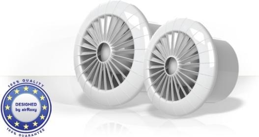 Immagine prodotto Airroxy Ventilatore da soffitto 100mm 15W /cuscinetti a sfera/ aRid 100 BB 01-040 Certificato TUV