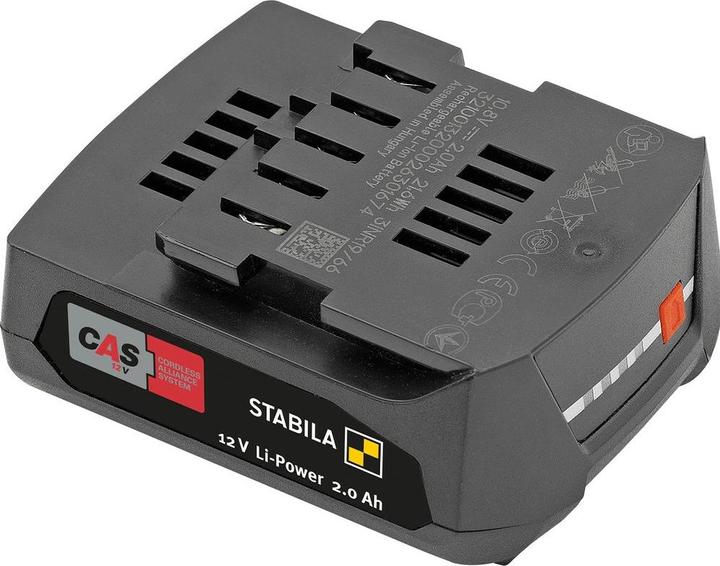 Actual product image Stabila CAS battery 12 V LI-POWER 2.0 Ah - 19625 (12 V)
