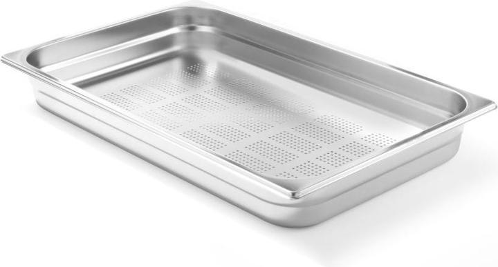 Hendi Récipients Gastronorm perforés 1/1 150 mm inox (GN 1/1, 21 l)
