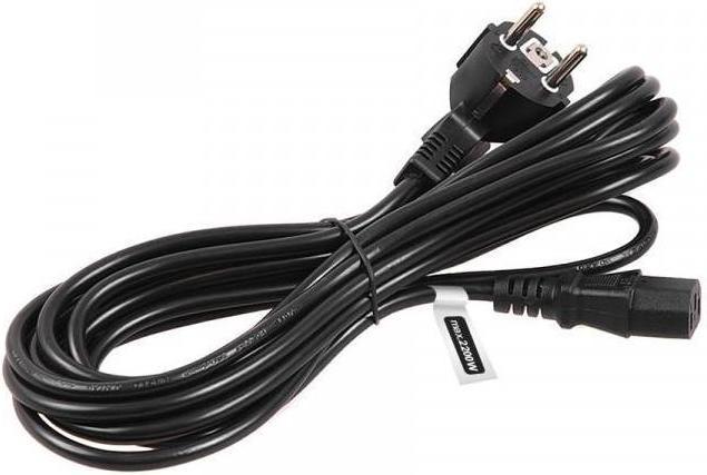 Produktbild Maclean Kabel zasilający 3 pin 5M wtyk EU MCTV-801 (5 m)