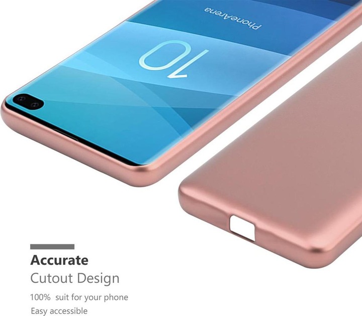 Produktbild Cadorabo TPU Matt Metallic Cover (Samsung Galaxy S10+)