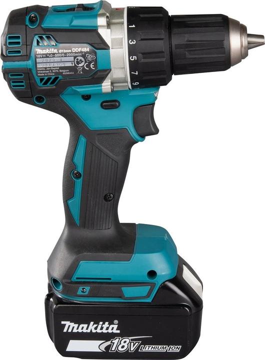 Produktbild Makita Schraubendreher - Bohrmaschine DDF484RFJ 18 V 2 x Akku 3 Ah