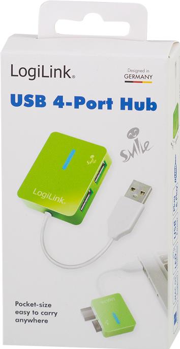 Actual product image LogiLink Smile (USB-A, 4 Ports)