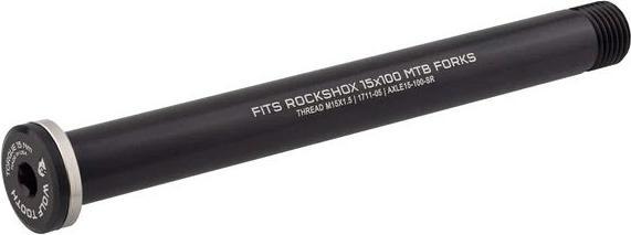 Actual product image Wolf Tooth Thru axle, VR 15x100mm, 15x148mm, M15x1.5, 12mm, can be combined with Axle Handle MultiTool
