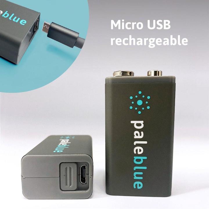 Image du produit Pale Blue PB-9V (2 pcs, 9V Block, 500 mAh)