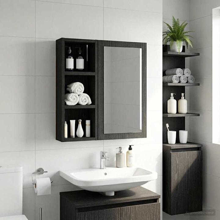 Produktbild vidaXL Badezimmerschrank (20 x 10 x 50 cm)