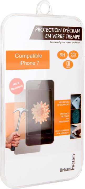 Actual product image Factory Screen Cover tempered glass iPhone 7 (1 Piece, Apple iPhone 7)