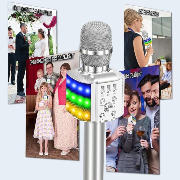 Actual product image Bonaok Karaoke microphone