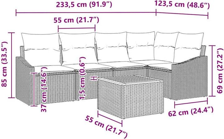 Produktbild vidaXL Leona