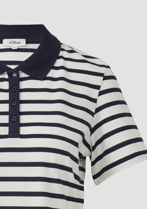 Immagine prodotto S.Oliver Polo-Shirt Verkürztes Poloshirt aus Baumwollpiqué (38)