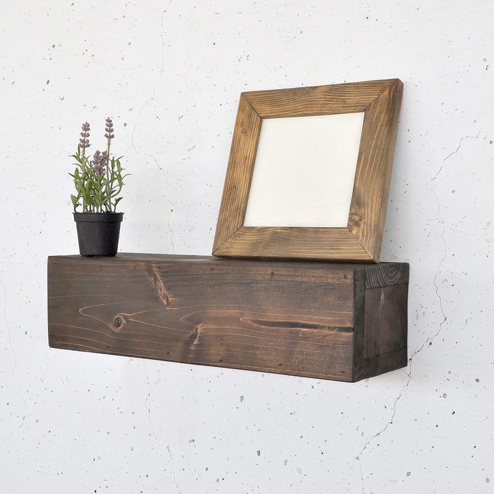 Image du produit Hanah Home Charm Wooden Wall Shelf (13 x 11 x 40 cm)