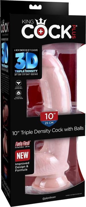 Shots 10 Triple Density Cock with Balls
