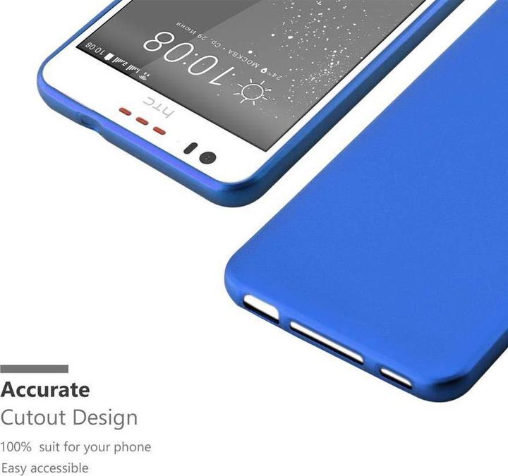 Actual product image Cadorabo TPU Matt Metallic Cover (HTC Desire 10 Lifestyle, HTC Desire 825)