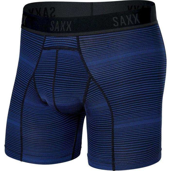 SAXX, Herren, Funktionsunterhose, Kinetic Light-Compression Mesh (M), Blau, M