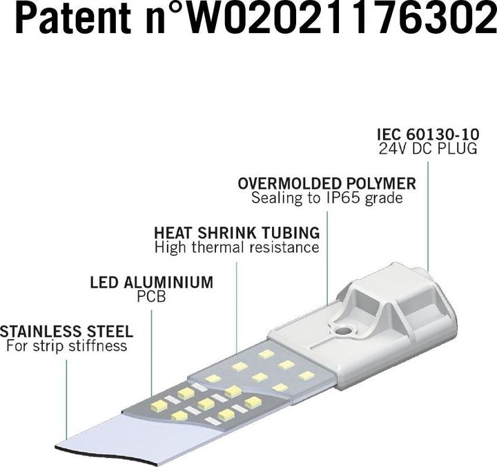 Produktbild Cosmorrow LED 20 Watt / 24V / Länge 50 cm GROW 6500 K (LED, 24 V)