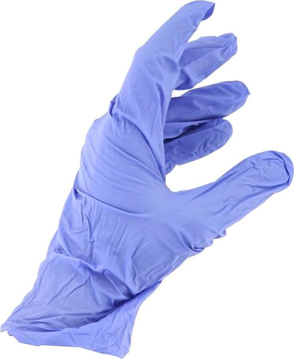 Produktbild 3A Maimed Solution Nitril-Handschuhe, 100 Stück, Grösse XL, blau (XL)