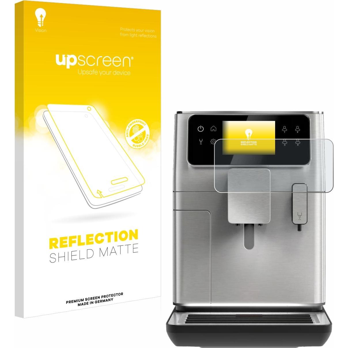 upscreen Schutzfolie Displayschutz Displayschutzfolie Folie Matt Entspiegelungsfolie, Zubehör Kaffeemaschinen, Grau