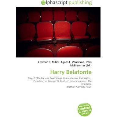 Harry Belafonte, Fachbücher von Agnes F. Vandome, Frederic P. Miller, John McBrewster