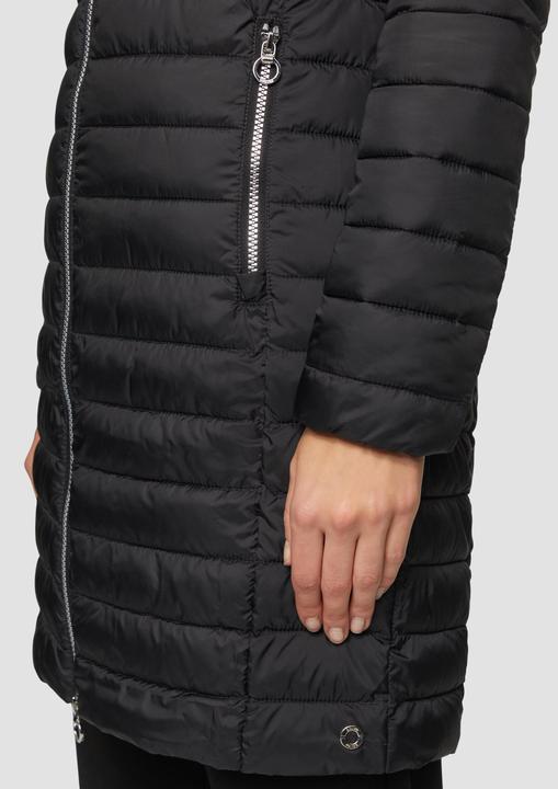 Immagine prodotto S.Oliver Outdoor-Mantel Lange Steppjacke mit abnehmbarer Kapuze