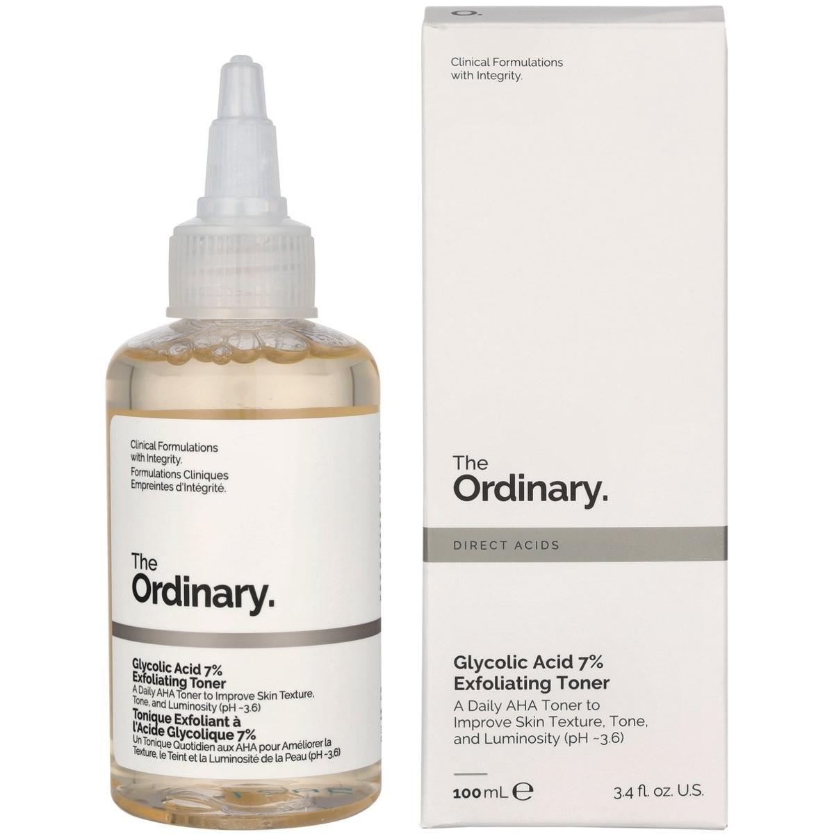 The Ordinary , Pulizia Viso, Glycolic Acid (Tonico Per Il Viso, 100 Ml)