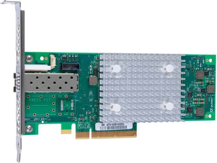 Actual product image Lenovo DCG ThinkSystem Qlogic QLE2740 PCIe 32Gb 1-Port SFP+ Fibre Channel Adapter (PCI Express 3.0 x8)