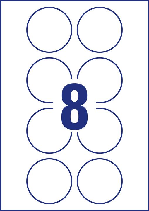 Actual product image Avery Round labels