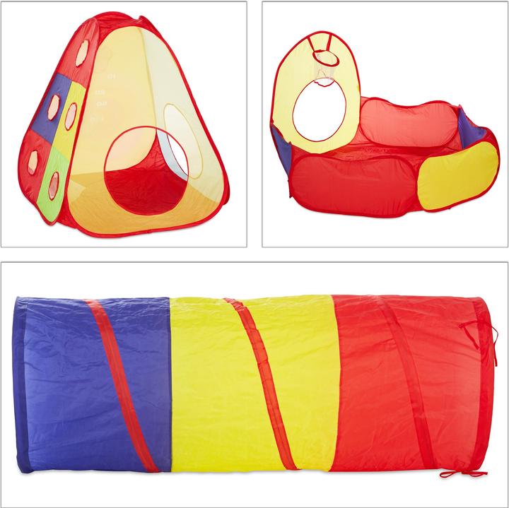 Actual product image Relaxdays Ball Pool Crawling Tunnel & 100 Balls