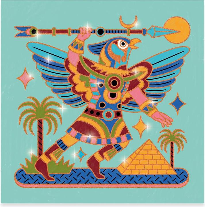 Actual product image Djeco Shiny colouring pictures animal fighters