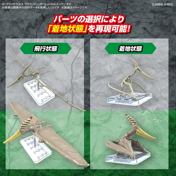 Actual product image Bandai PLANNOSAURUS - Plannosaurus Pteranodon - Model Kit