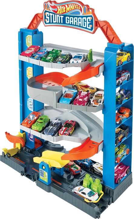 Image du produit Hot Wheels Coffret Garage Cascades City - Circuit Petite voiture - 4 ans et +