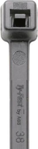 Produktbild ABB Standard-Kabelbinder Ty-Fast® (L x B) 366 mm x 4.6 mm Ty-Fast Farbe: Schwarz (UV-beständig) 100 (Kunststoffkabelbinder, 365 mm, 100 Stk.)