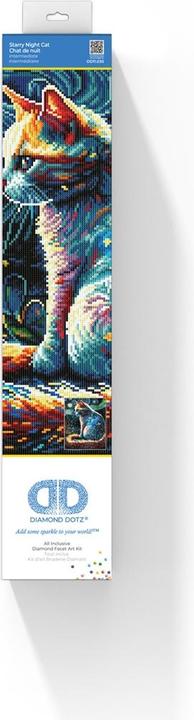 Produktbild Diamond Dotz Diamond Painting Katze bei Nacht