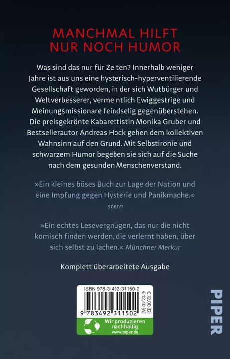 Actual product image Und erlöse uns von den Blöden (German, Andreas Hock, Monika Gruber, 2022)