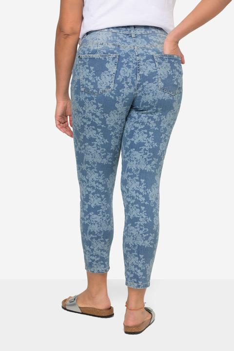 Actual product image Angel of Style Slim Fit 5-Pocket All-Over Print Jeans (56)