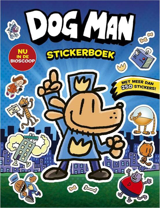 Produktbild Dog Man Stickerbuch