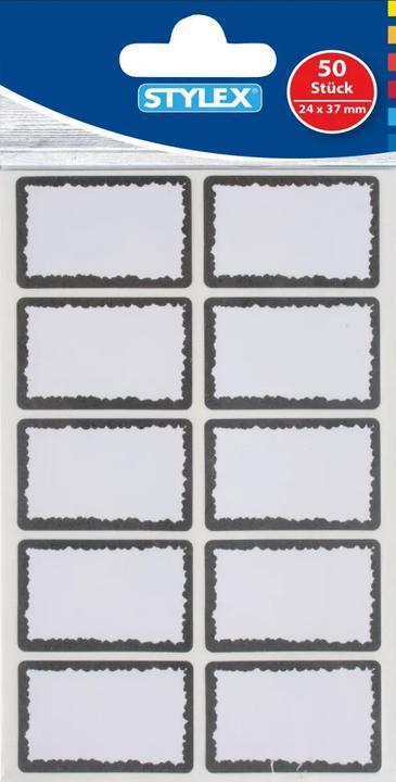Actual product image Stylex Deep-freeze labels, 24 x 37 mm, white