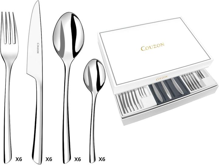 Actual product image Couzon I Have Tasted 24-Piece Cutlery Set in Box (24 pcs., Cutlery set)