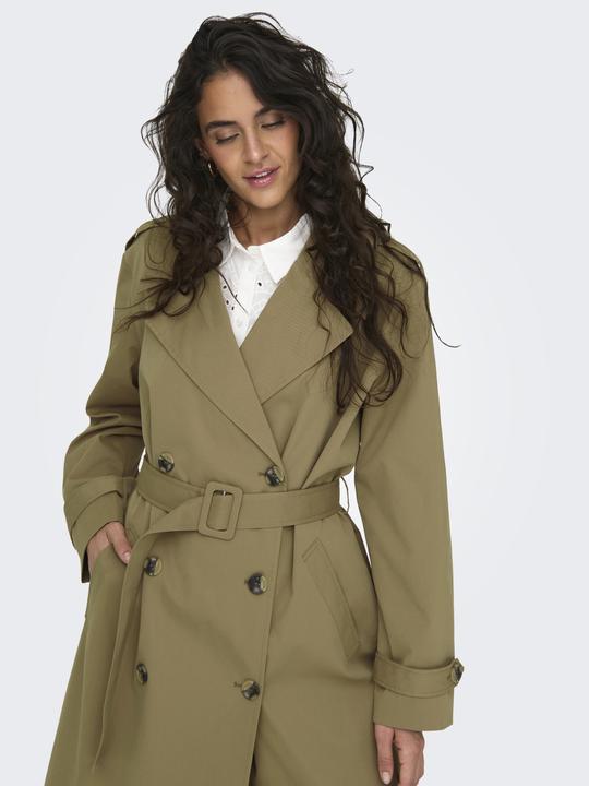 Actual product image Only Lapel collar Cuffs with button Trench coat Trench coat (L)