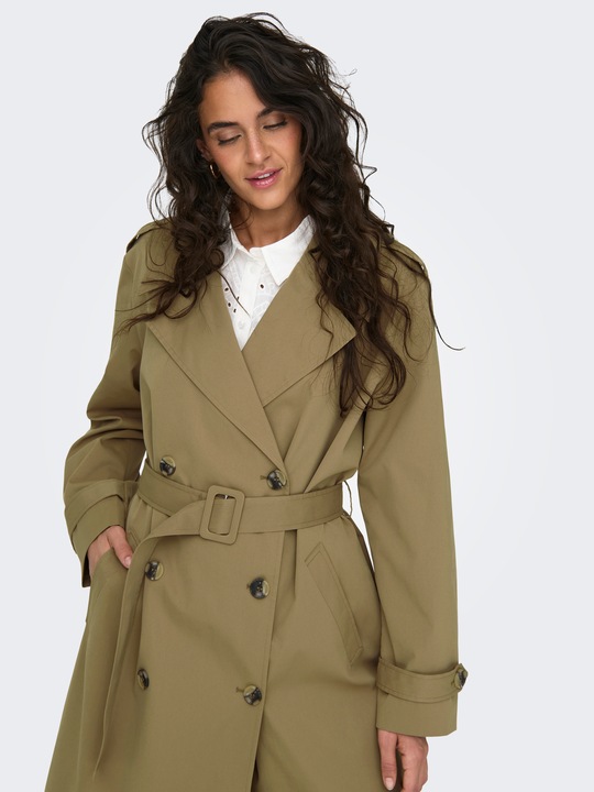 Immagine prodotto Only Colletto con risvolto Polsini con bottone Trench coat Trench coat (L)